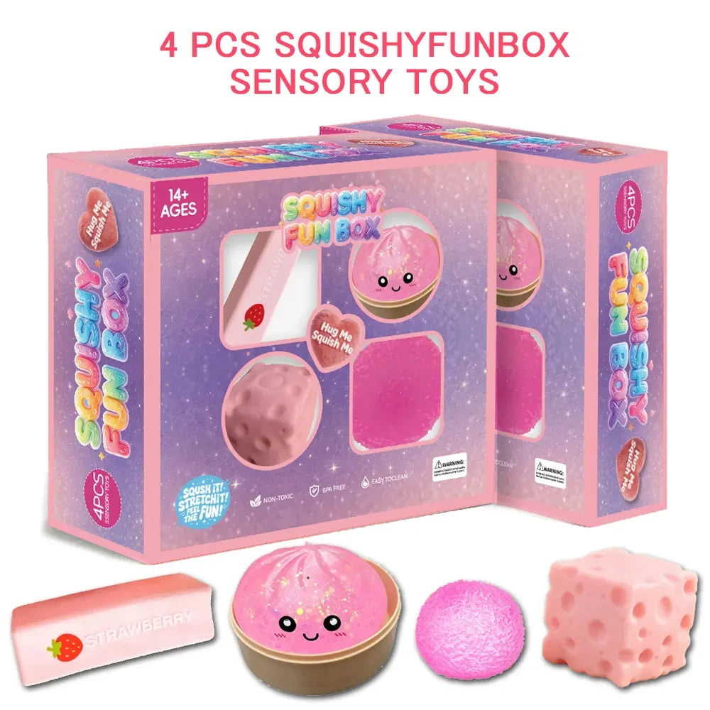 Soft Moldable Sensory Fidget Squishies